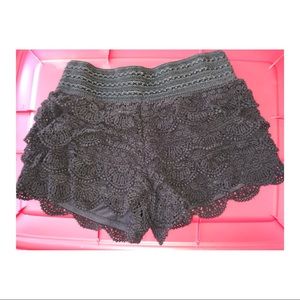 Crochet shorts